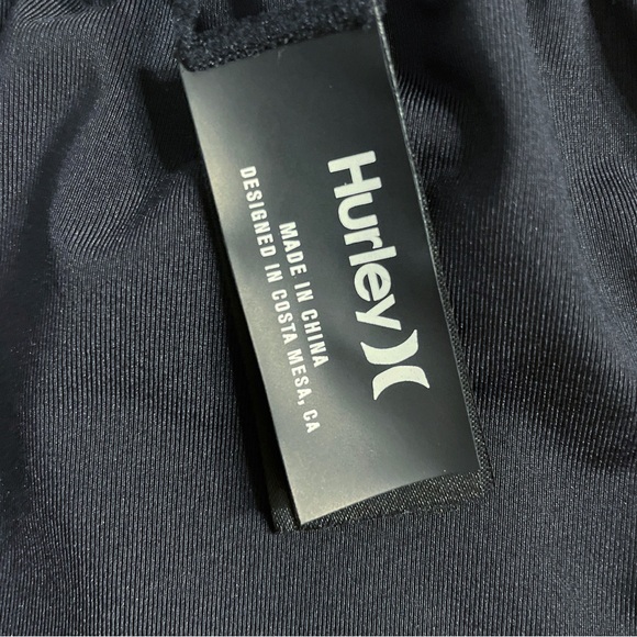 Hurley Bikini Bottom Standard Slider Tie Side Cheeky Women’s M Black EUC - Picture 10 of 12